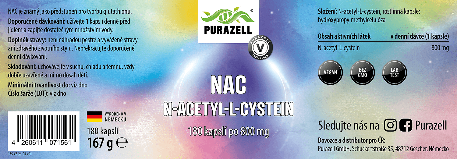 NAC - N-acetyl-L-cystein