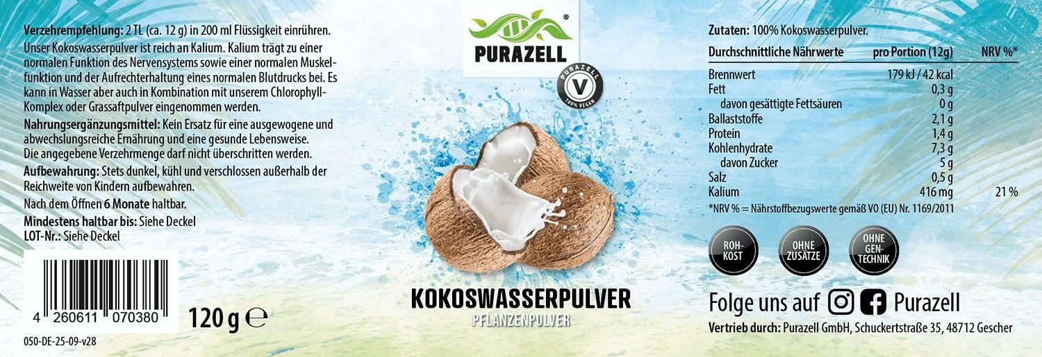 Kokoswasserpulver