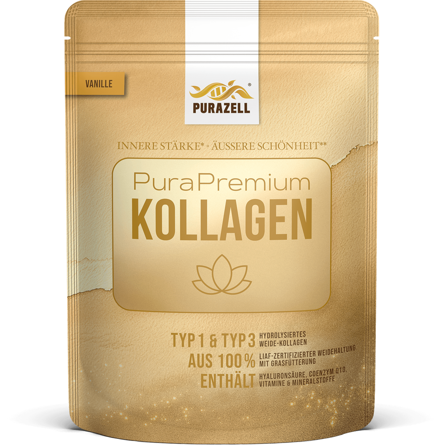 Pura Premium Kollagen (Weidehaltung) - Vanille