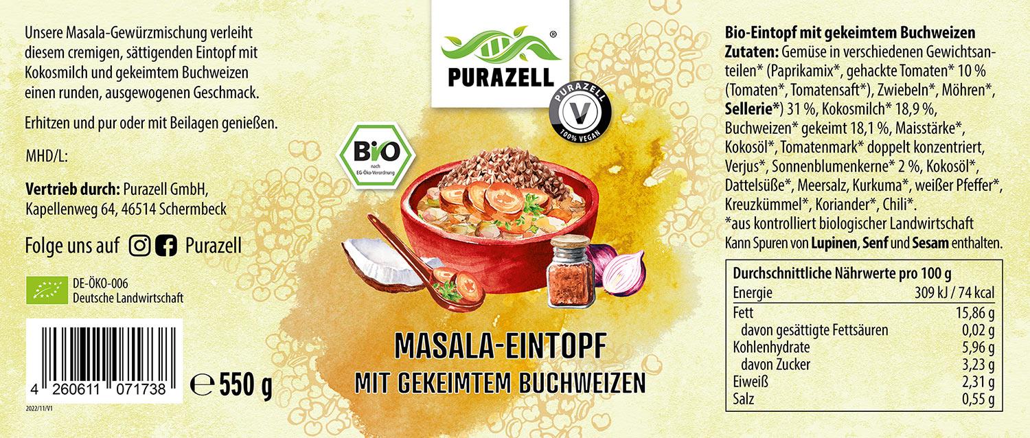 Bio-Masala-Buchweizen-Eintopf-Etikett