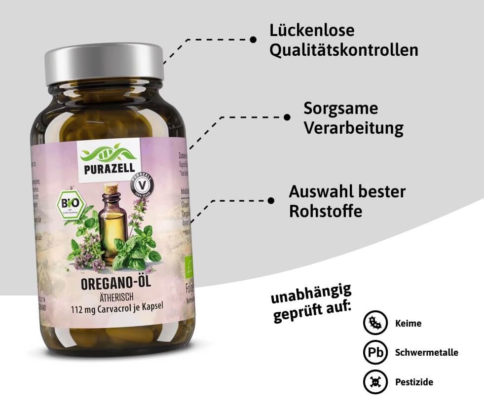 Bio Oregano-Öl Kapseln