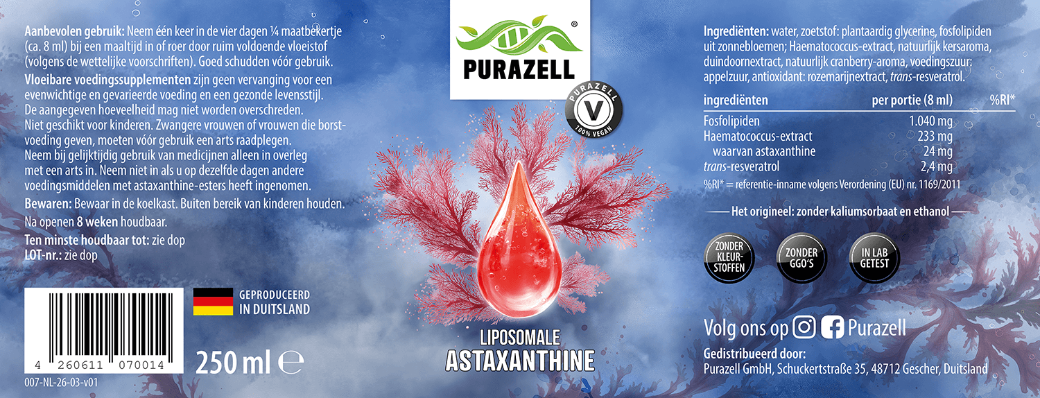 Liposomale astaxanthine