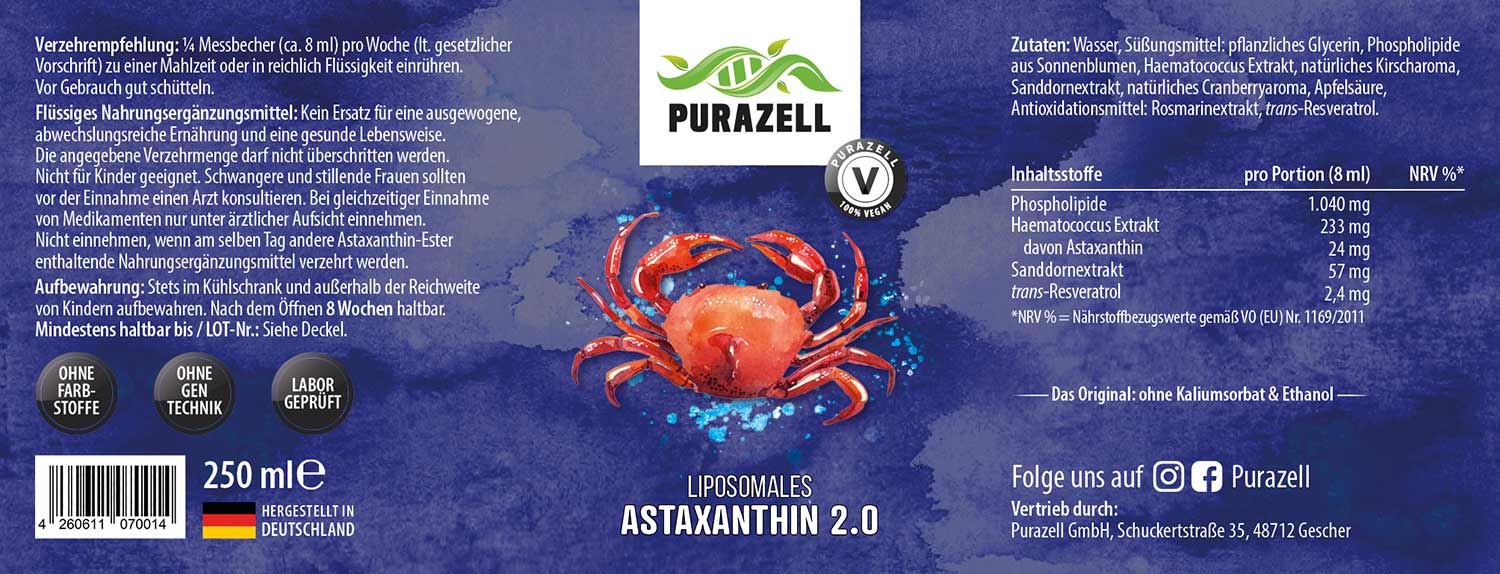 Liposomales Astaxanthin 2.0