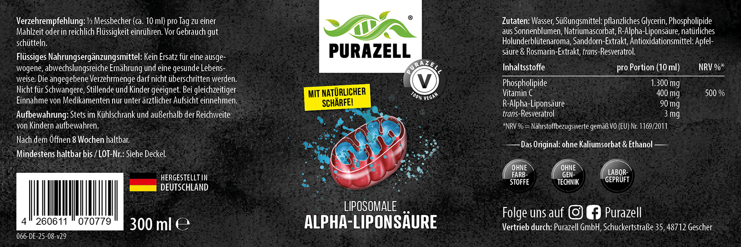 Liposomale Alpha-Liponsäure