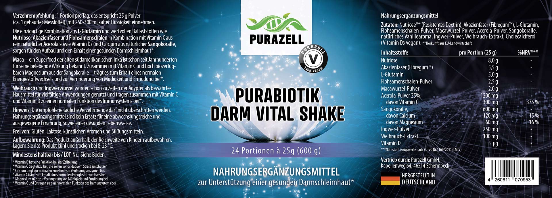 Purabiotik Darm Vital Shake