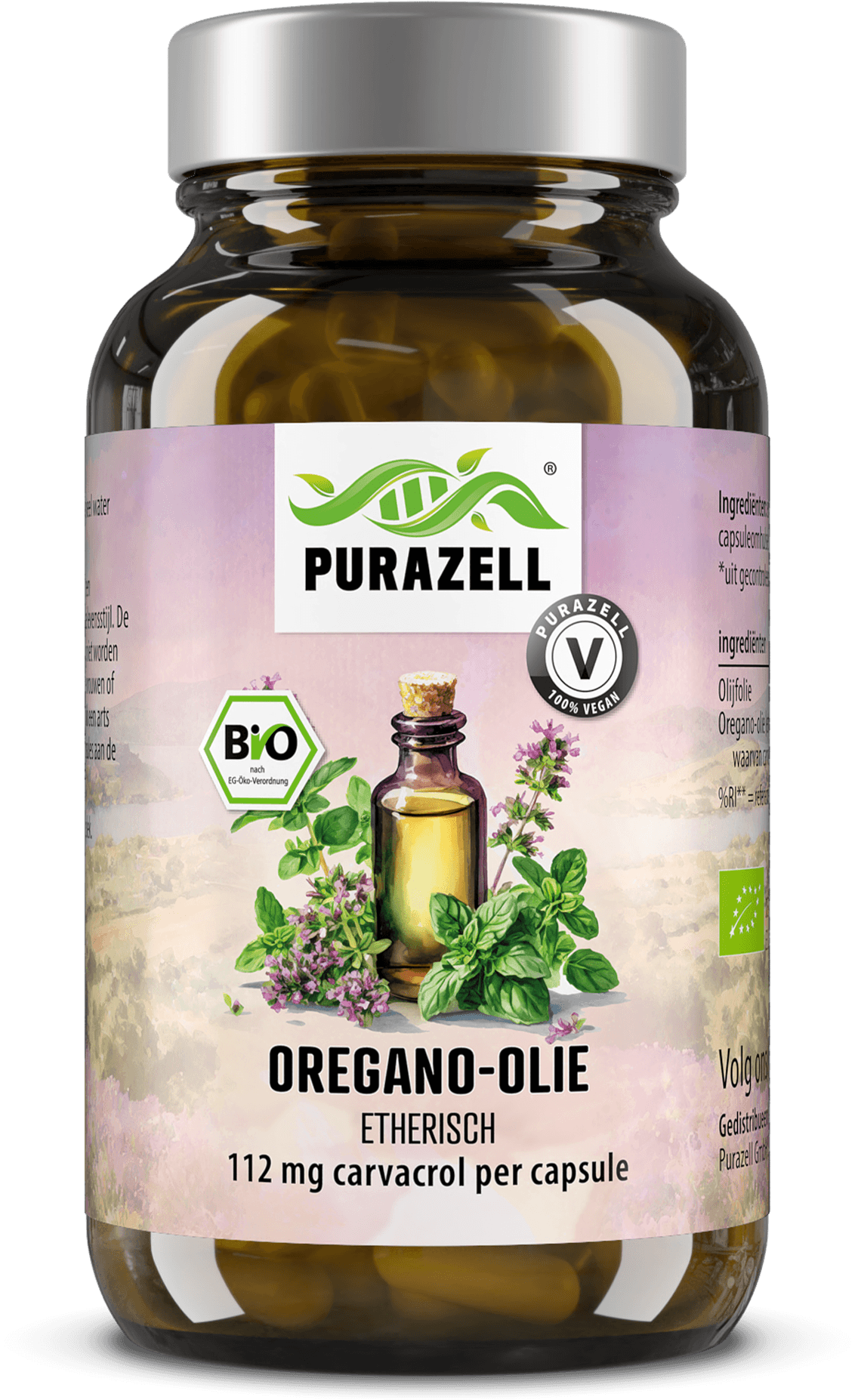 Biologische oregano-olie capsules