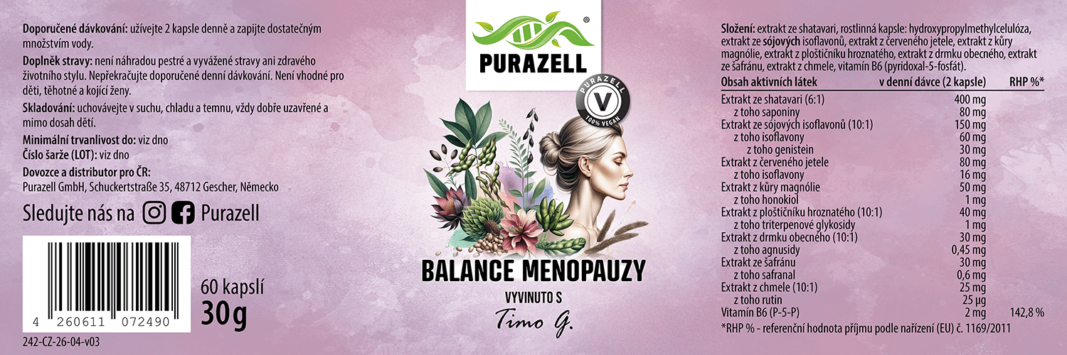 Balance menopauzy