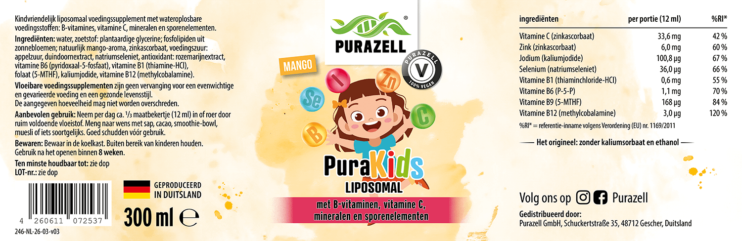 PuraKids Liposomal - Mango