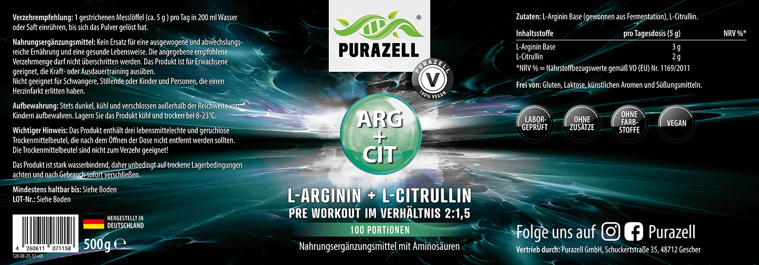 L-Arginin + L-Citrullin