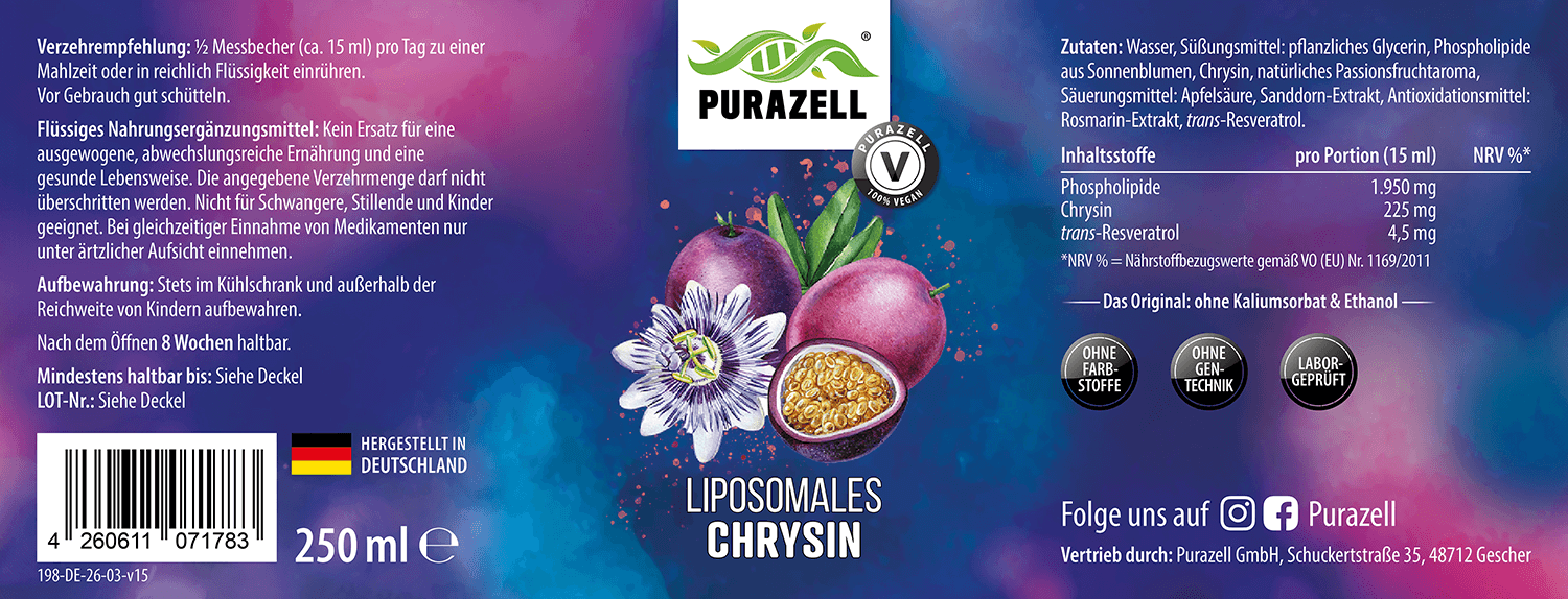 Liposomales Chrysin