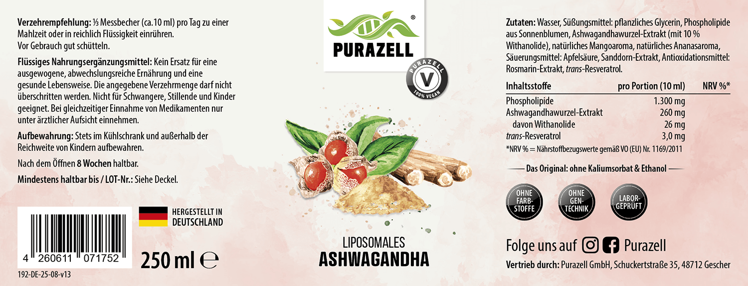 Liposomales Ashwagandha