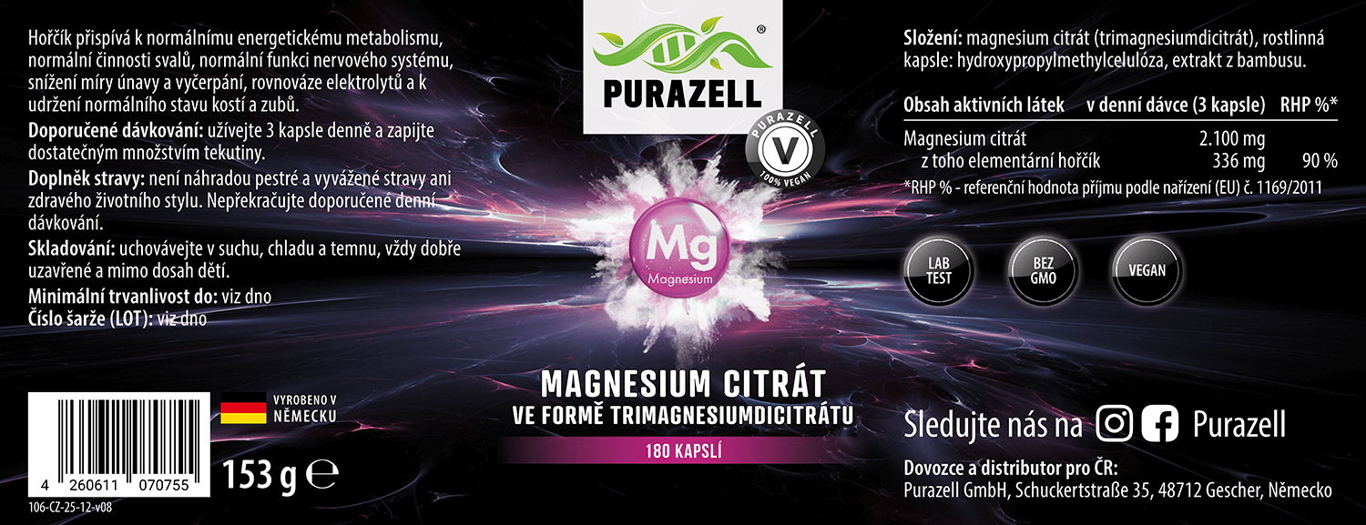 Magnesium citrát 