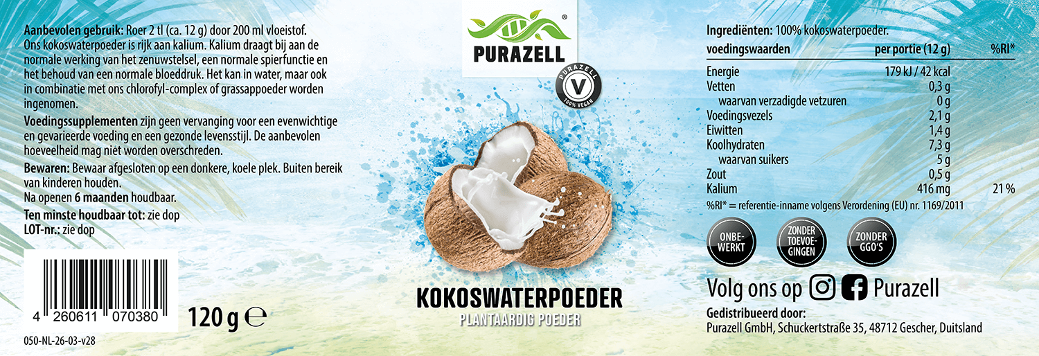 Kokoswaterpoeder