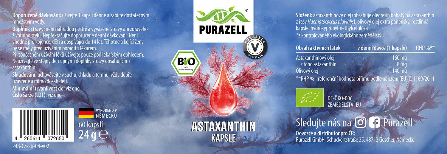Astaxanthin kapsle