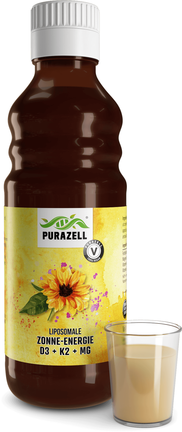 Liposomale vitamine D3 + K2 + MG