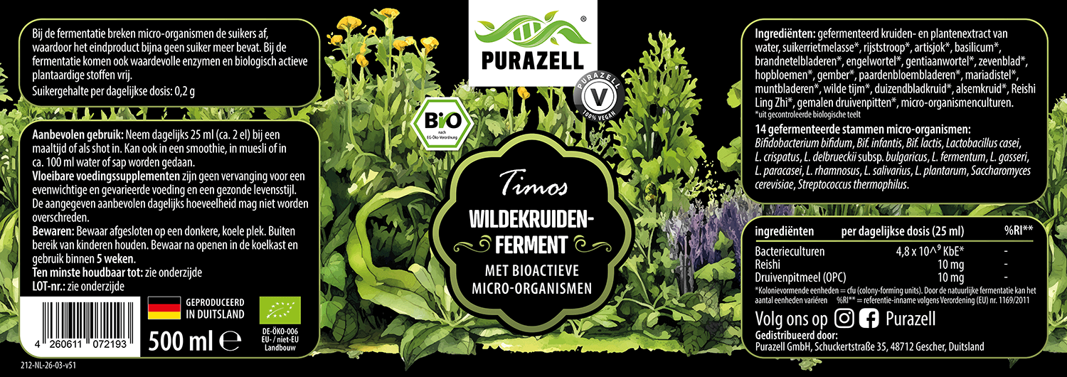 Timo's wilde kruiden ferment