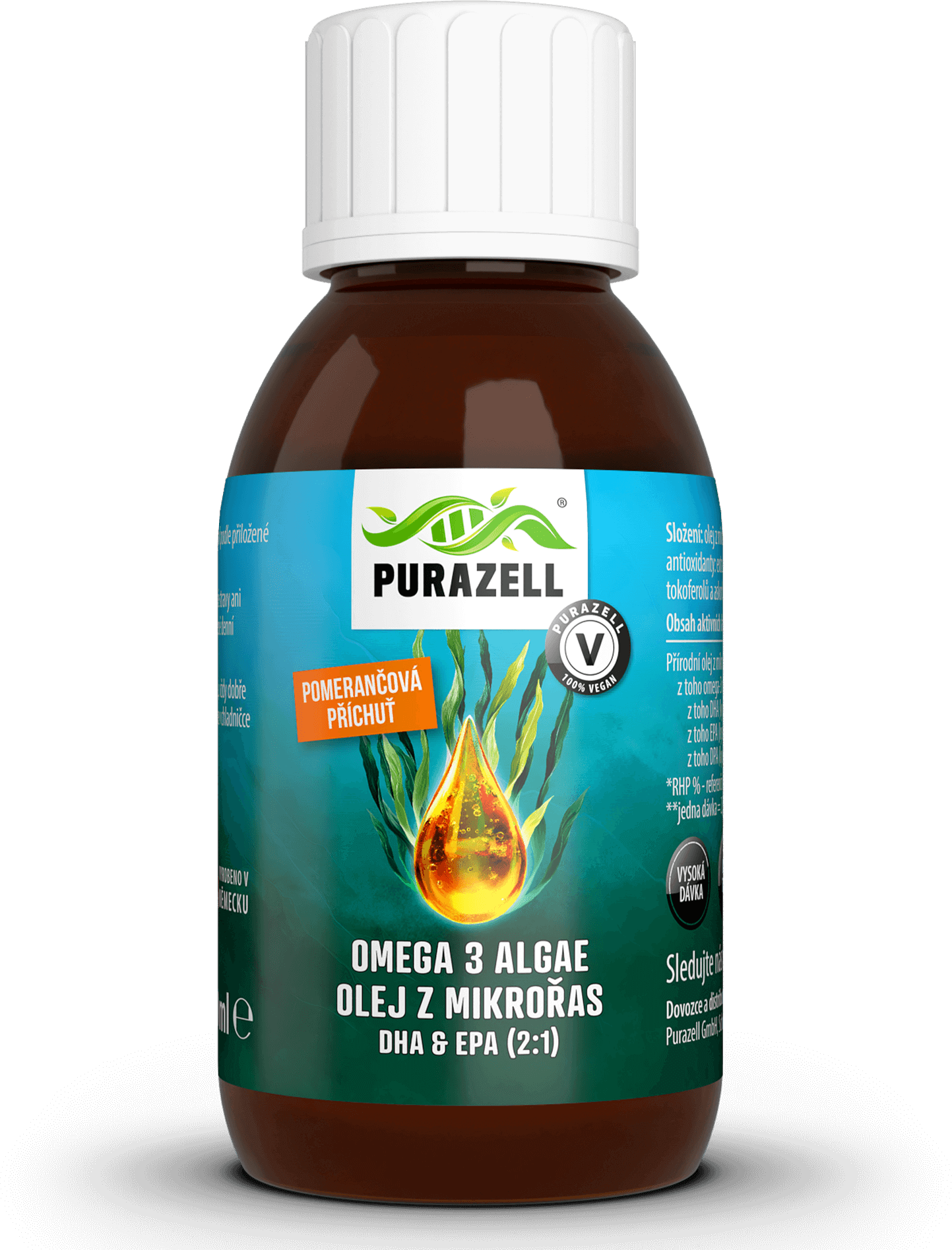 Omega 3 olej z mikrořas 