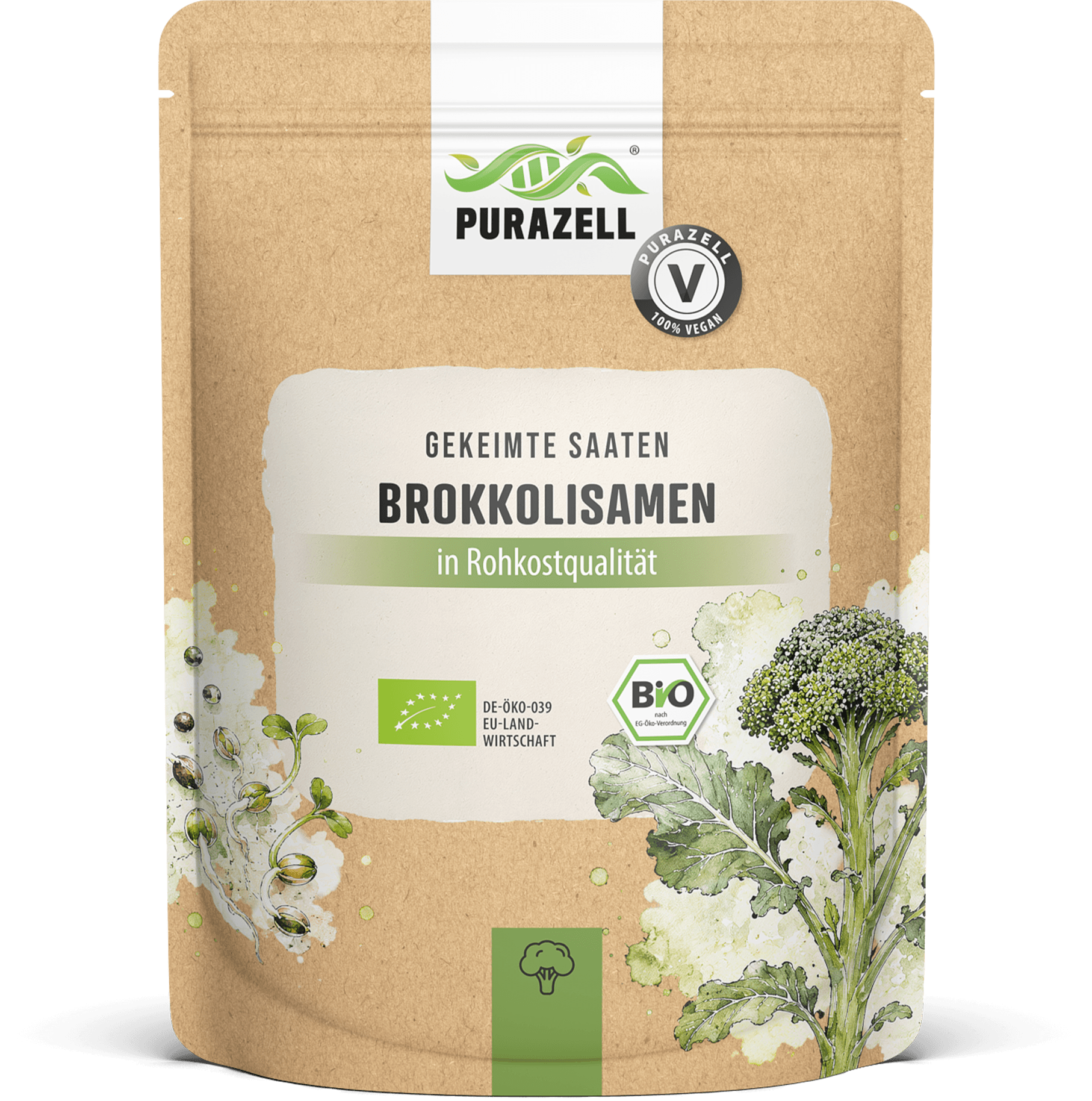 Bio Gekeimte Saaten Brokkolisamen