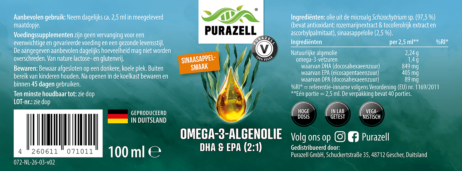 Omega 3 algenolie
