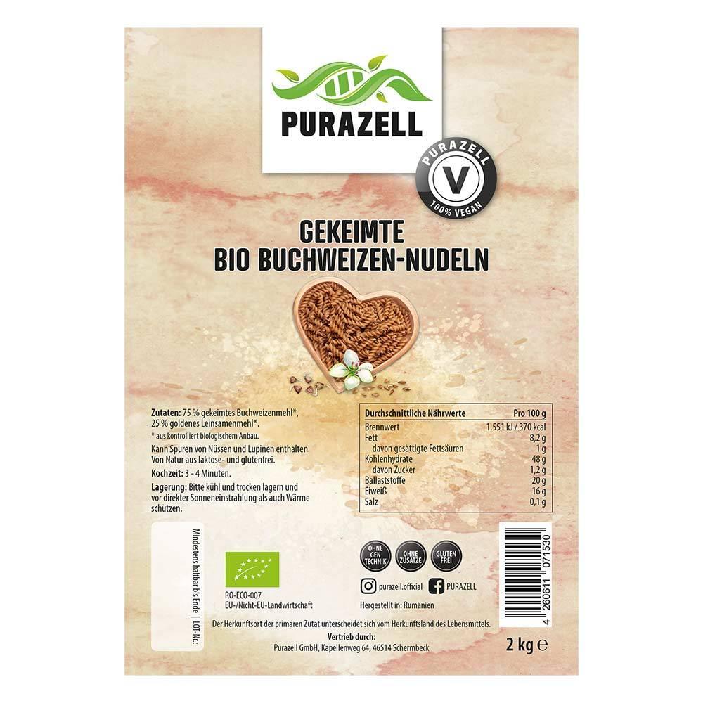 Bio-Buchweizen-Nudeln-Etikett