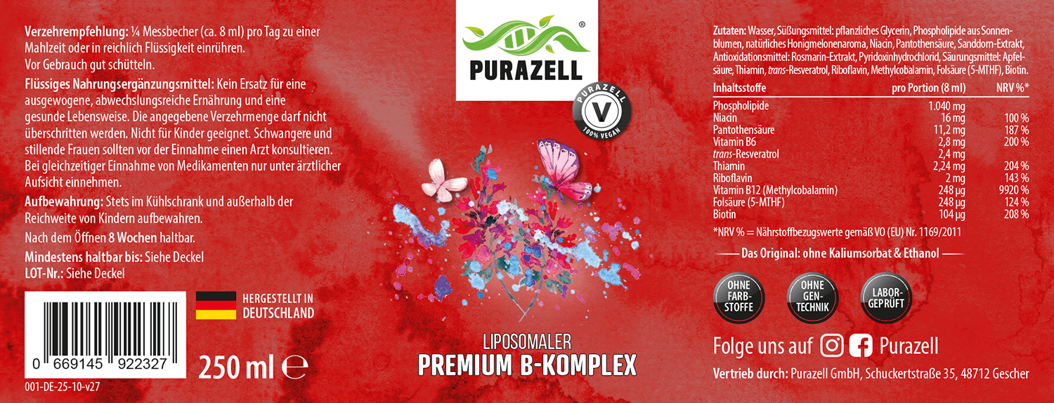 Liposomaler Premium B-Komplex