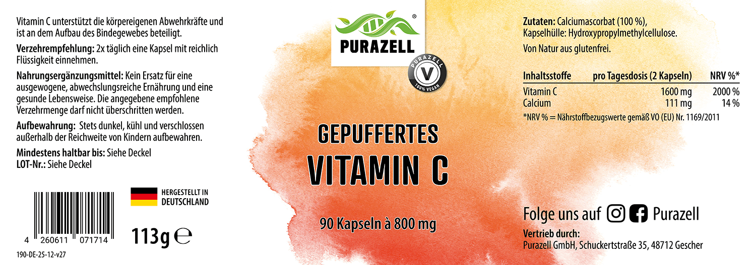 Gepuffertes Vitamin C