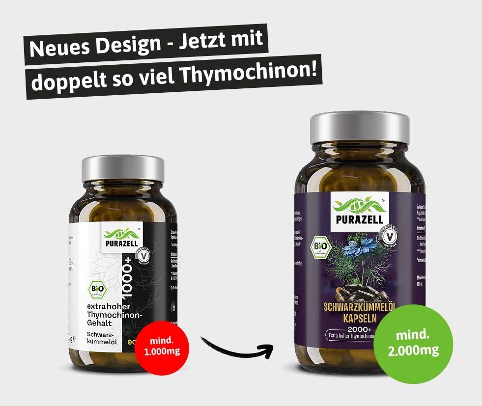 Bio Schwarzkümmelöl-Kapseln 2000