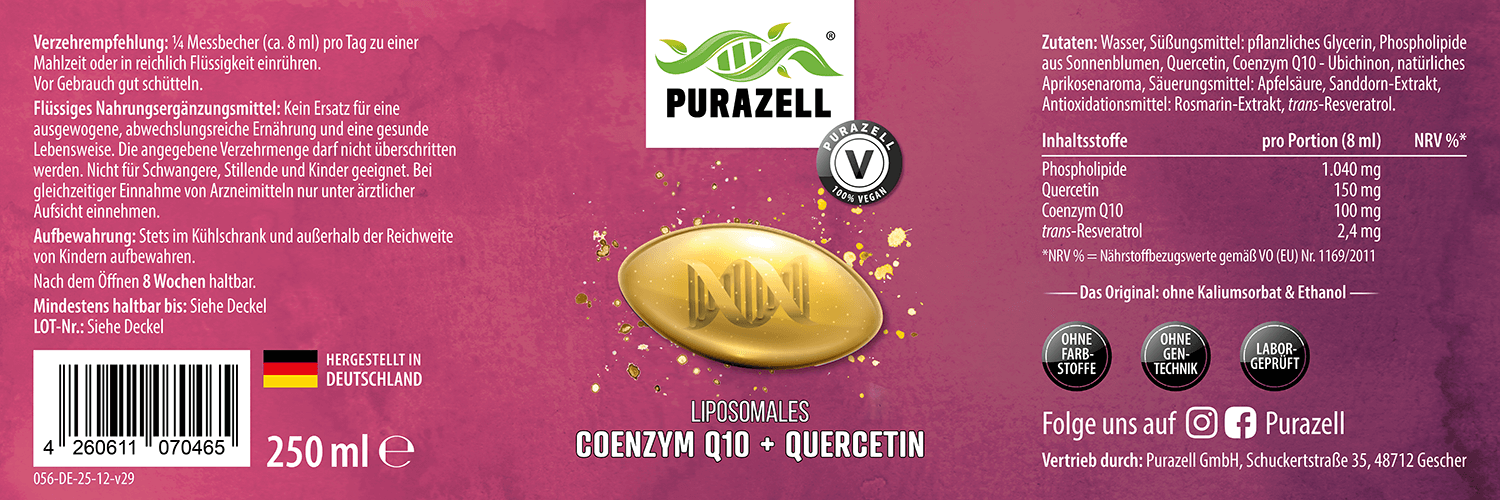 Liposomales Q10 + Quercetin
