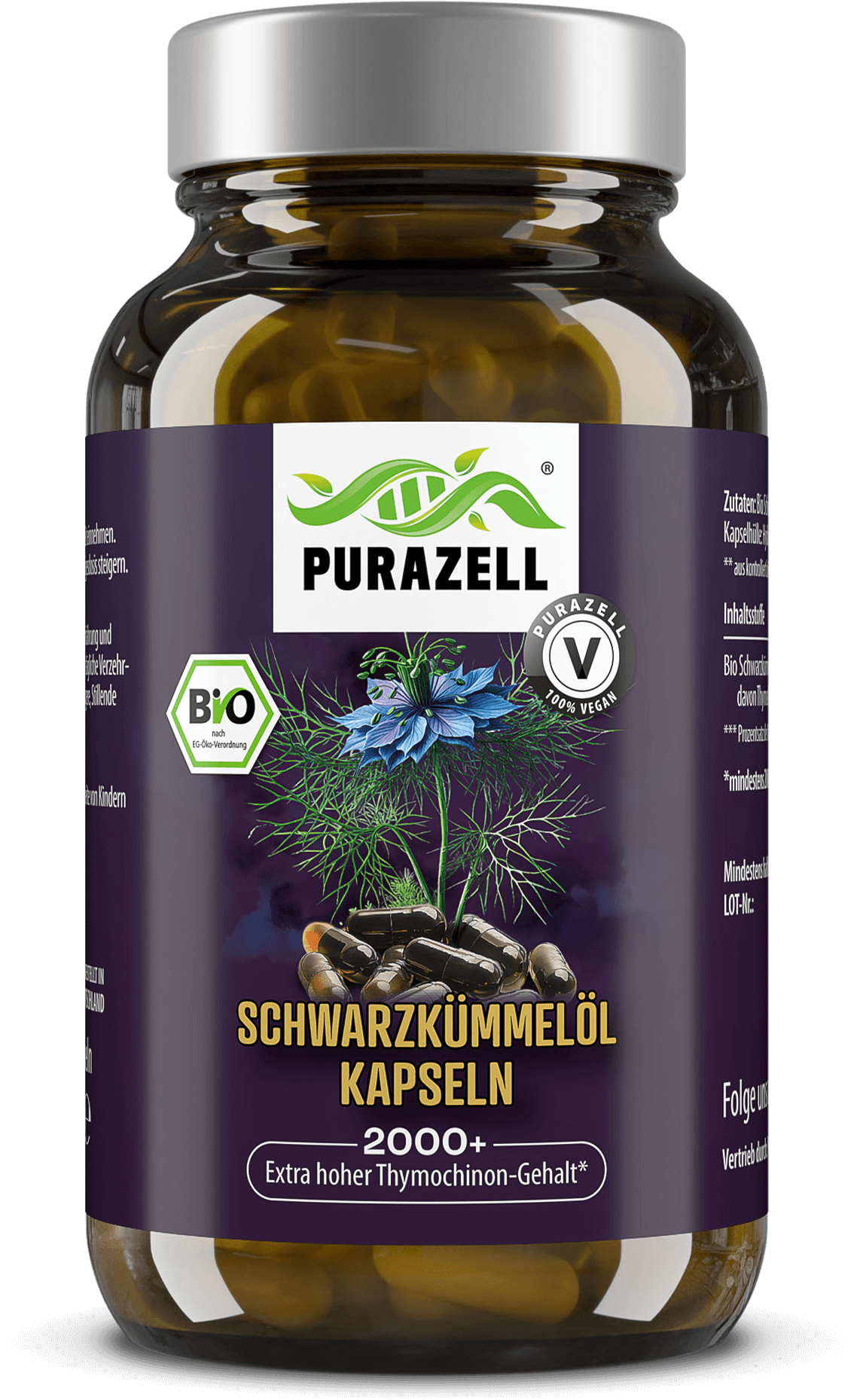 Bio Schwarzkümmelöl-Kapseln