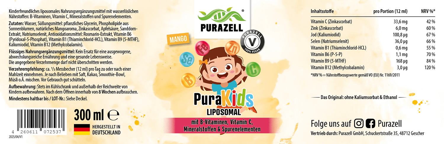PuraKids Liposomal - Mango