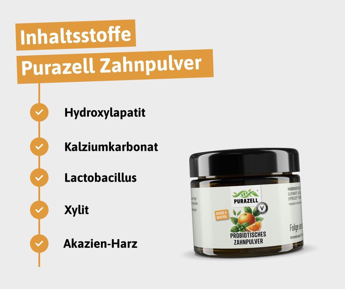Casida Dental Protect Zahnpulver – Fluoridfrei, Mit Probiotika, Vegan